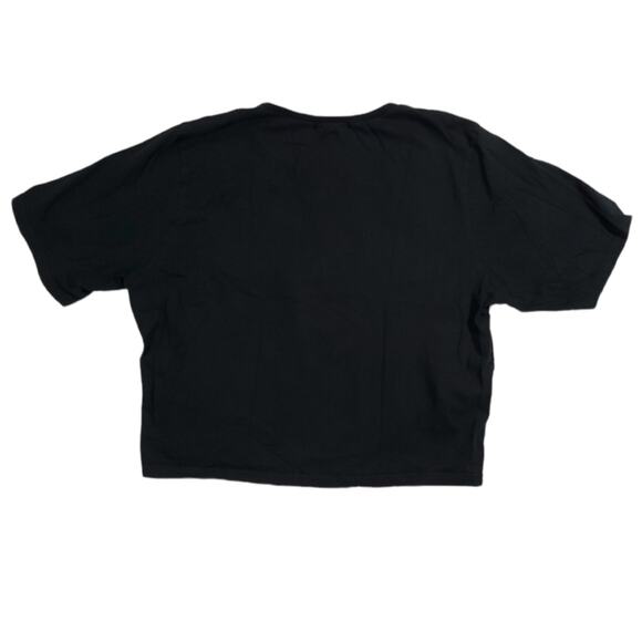 Forever 21 | Embroidered Black Crop Top | Size Medium - Picture 5 of 5